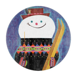 Skis für Snowman Schneidebrett