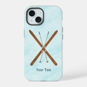 Skis On Snow OtterBox iPhone Case für Langlaufski 15 Hülle