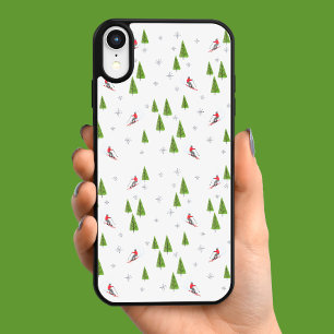 Skis und Pine Trees Case-Mate iPhone Hülle