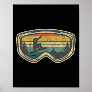 Skischneeberg Schnee Skifahren Shirts Und Geschenk Poster