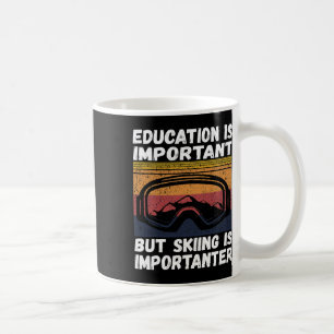 Skischneeberg Skischneebrett Geschenk Skifahren Is Kaffeetasse