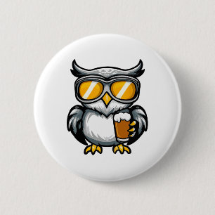 Skischuhwanne mit Bier-Apres-Comic Button