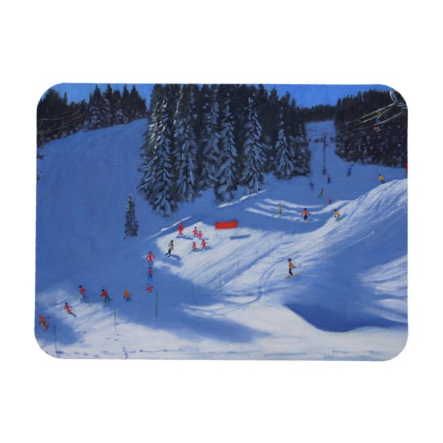Skischule Morzine 2014 Magnet (Horizontal)