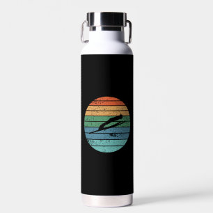 Skispringen Retro  Trinkflasche