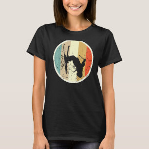 Skisprung Outfit Skifahren Schneeschuhwandern Vint T-Shirt