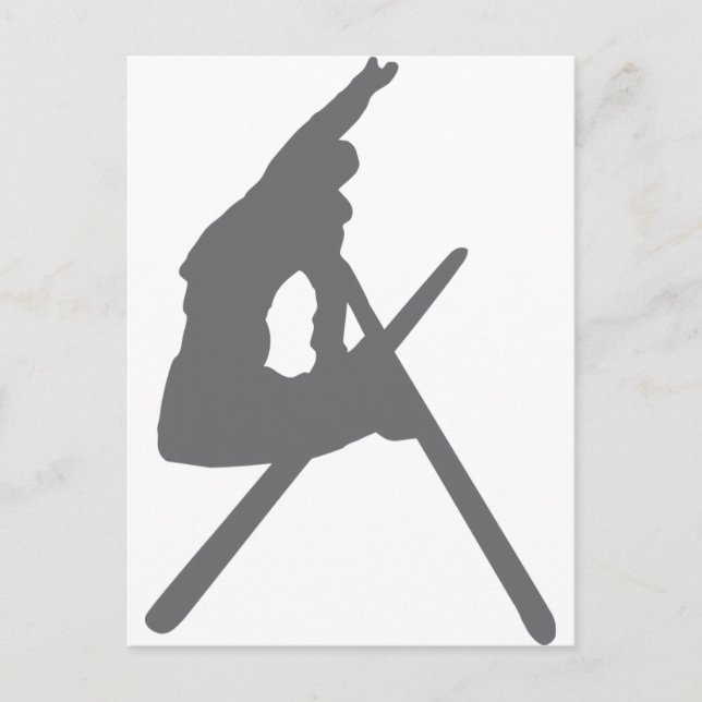 Skisprung Postkarte (Vorderseite)