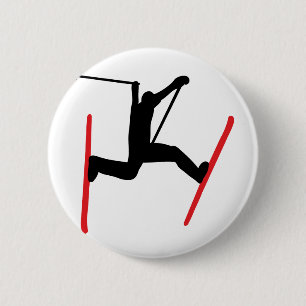 Skisprungsikone Button