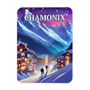 Skistation Chamonix, Alpenperle Magnet