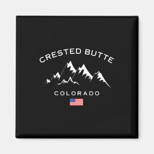 Skistation Crested Butte Colorado Rocky Mountains Magnet
