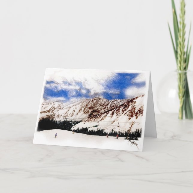 Skitag Arapahoe Karte (Vorderseite)