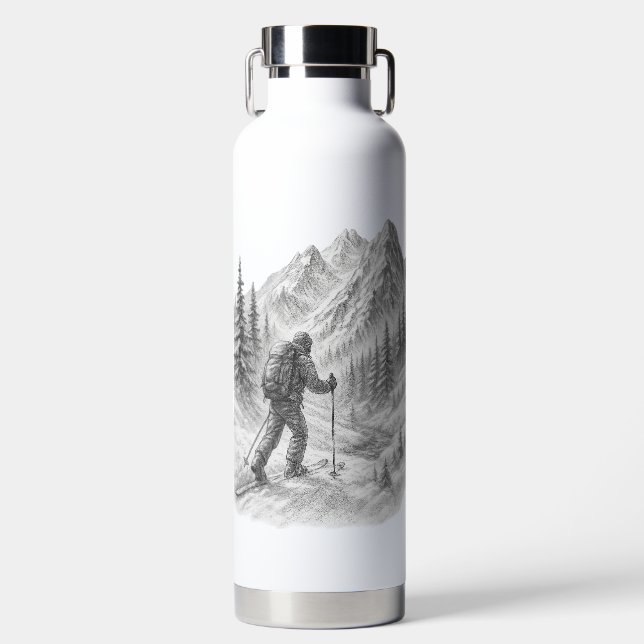 Skitouren-Wasserflasche Trinkflasche (Vorderseite)