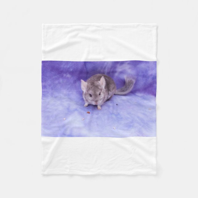 Skittles! Chinchilla-Decke Fleecedecke (Vorderseite)