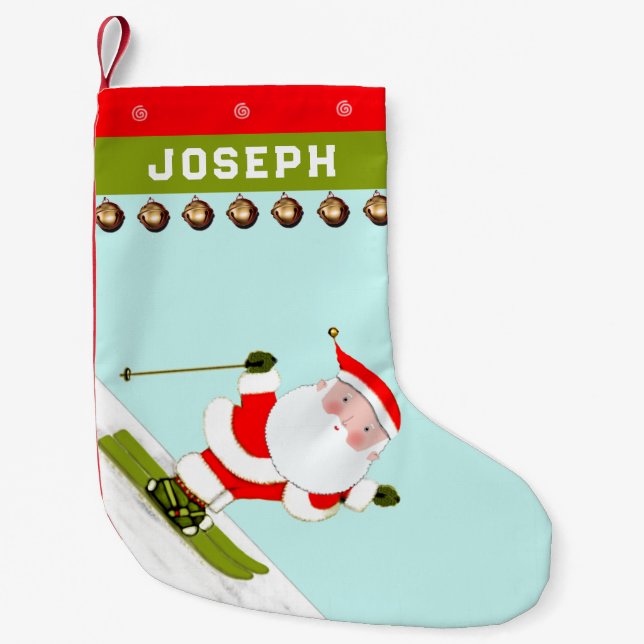 Skiurlaub Geschenke Grosser Weihnachtsfest Strumpf Kleiner Weihnachtsstrumpf (Vorderseite)