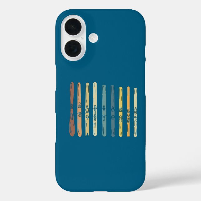 Skiverleih iPhone 16 Hülle (Rückseite)