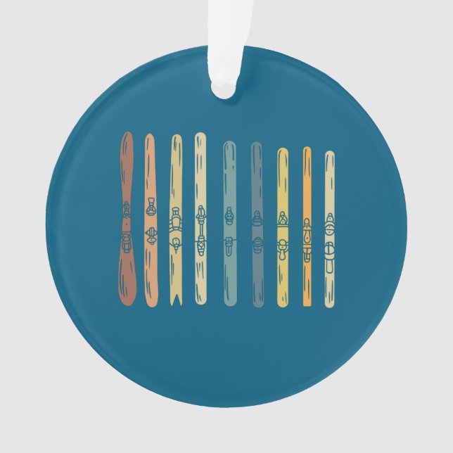 Skiverleih Ornament (Vorderseite)