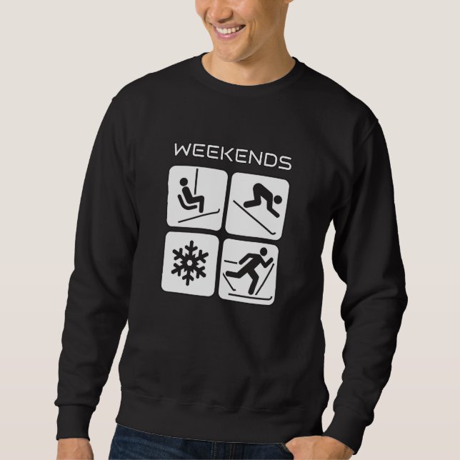 Skiwochenenden Skidad Sweatshirt (Vorderseite)