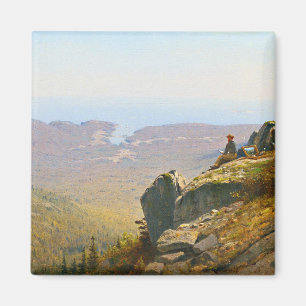 Skizze am Berg von Sanford Robinson Gifford Magnet