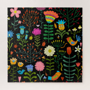 Skizze Blumenmuster, nahtlos künstlerisches Muster