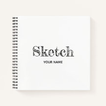 Skizze-Buch mit Ihrem Namen KünstlerNotebook