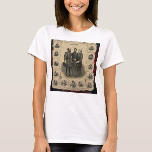 Skizze der Helden des Bürgerkriegs T-Shirt