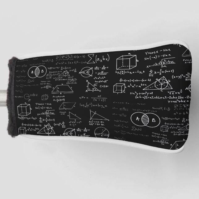 Skizze der Mathematik-Musterwissenschaft-Schule ze Golf Headcover (Vorderseite)