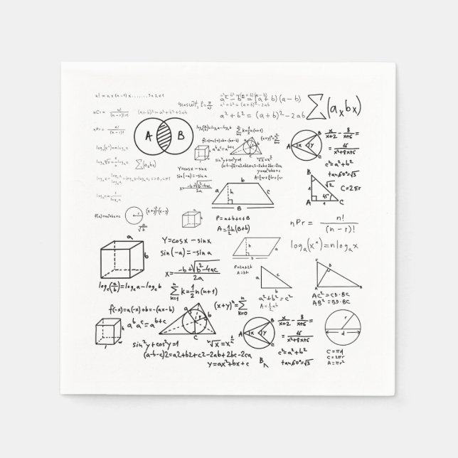 Skizze der Mathematik-Musterwissenschaft-Schule ze Serviette (Vorderseite)