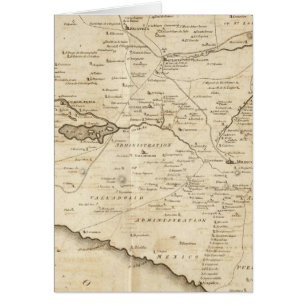 Skizze der Provinzen Neuspanien