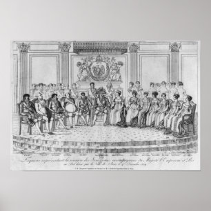 Skizze, die Napoleon I und die Sovereigns Poster