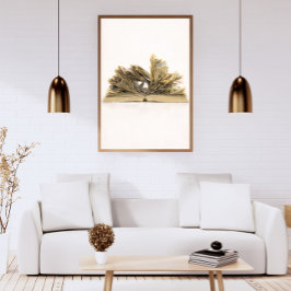 Skizze einer Skulptur aus gefaltetem Buch – altes Poster