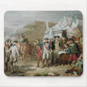 Skizze für den Kampf von Yorktown Mousepad