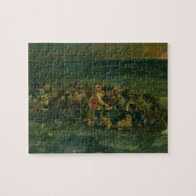 Skizze für den Schiffbruch von Don Juan, 1839 (Horizontal)