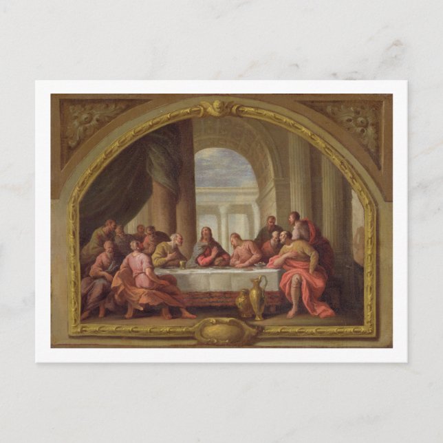 Skizze für 'The Last Supper', St. Mary's, Weymouth Postkarte (Vorderseite)