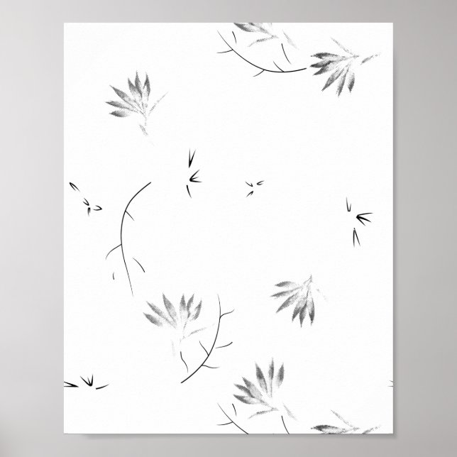 Skizze, Granit Poster (Vorne)