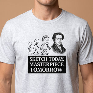 Skizze heute, Masterpiece Tomorrow T-Shirt