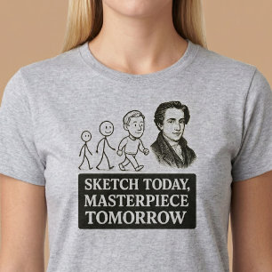 Skizze heute, Masterpiece Tomorrow T-Shirt