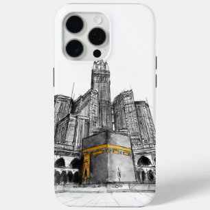 Skizze Kaaba Makkah Islamische Kunst - muslimische Case-Mate iPhone Hülle