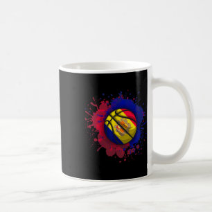 Skizze mit Andorra-Flagge Kaffeetasse