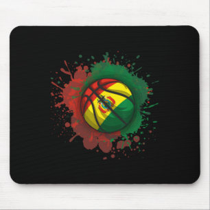 Skizze mit bolivianischer Flagge Mousepad