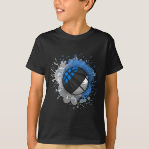 Skizze mit estnischer Flagge T-Shirt
