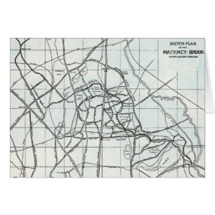 Skizze-Plan des Mietpferd-Baches
