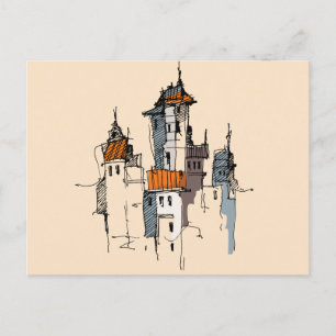 Skizze Postkarte