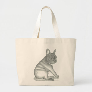 Skizze-Tasche der französischen Bulldogge Jumbo Stoffbeutel