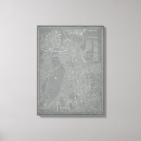 Skizze von Boston City Map
