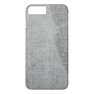 Skizze von Chicago City Map Case-Mate iPhone Hülle