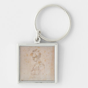 Skizze W.41 einer Frau Schlüsselanhänger