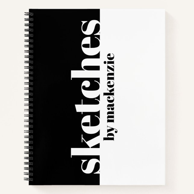 Skizzen buchen einen großen Personalisierten Serie Notizbuch (Vorderseite)