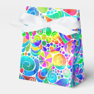 Skizzen Fantasy Kunst - Abstrakte Blume 2 Geschenkschachtel