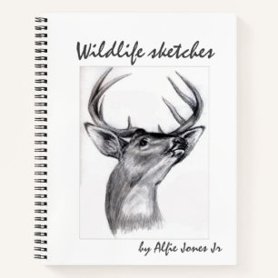 Skizzenbuch - Wildtierskizzen Notizbuch