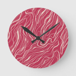 Skizzenkurven Runde Wanduhr