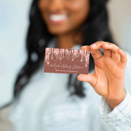 Skizzieren von QRCode-Logos Rose Glitzer Skin Visitenkarte